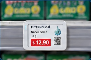 1.54 inç elektronik raf etiketi