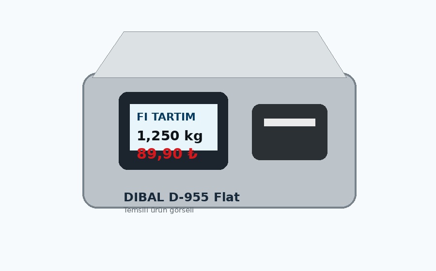 DIBAL D-955 Flat elektronik terazi