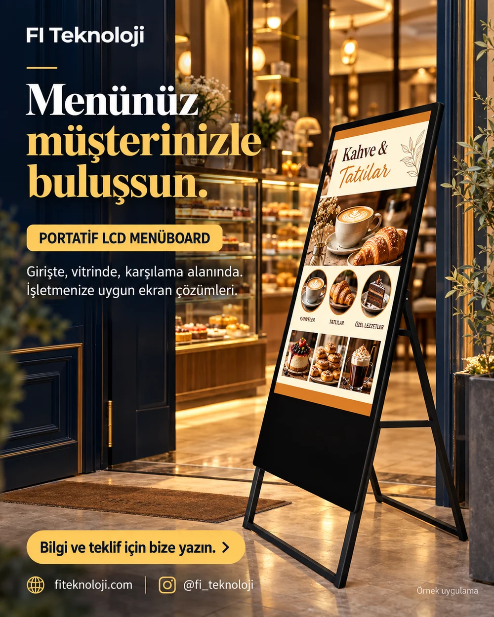 Portatif menü ekranı