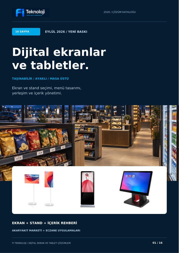 Ayaklı Ekran & Standlı Tablet kapak önizlemesi